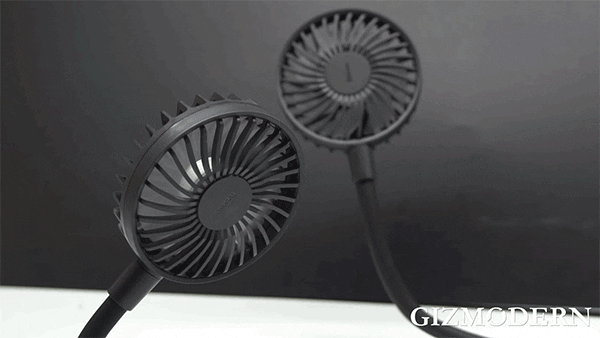 Comfort Breeze | Portable Car Fan with Dual-Head Design & 360° Rotation | USB Fan for Optimal Airflow