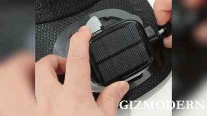 Ortekor Sunshade Visor Hat | Solar Powered Fan with Adjustable Speed for Ultimate Comfort