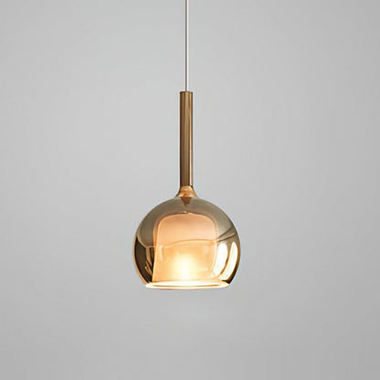 Glass Dome Hanging Ceiling Light 10 Inch for Kitchen Island Dining Room Indoor Pendant Fixture Adjustable Wire Metal Hardware
