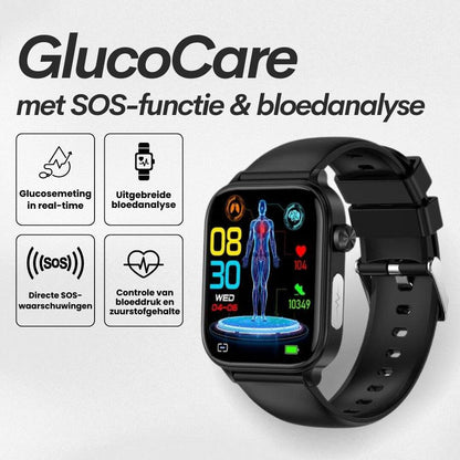 Health Monitoring Smartwatch with Emergency Alert & Automatic Fall Detection for Seniors & Adults