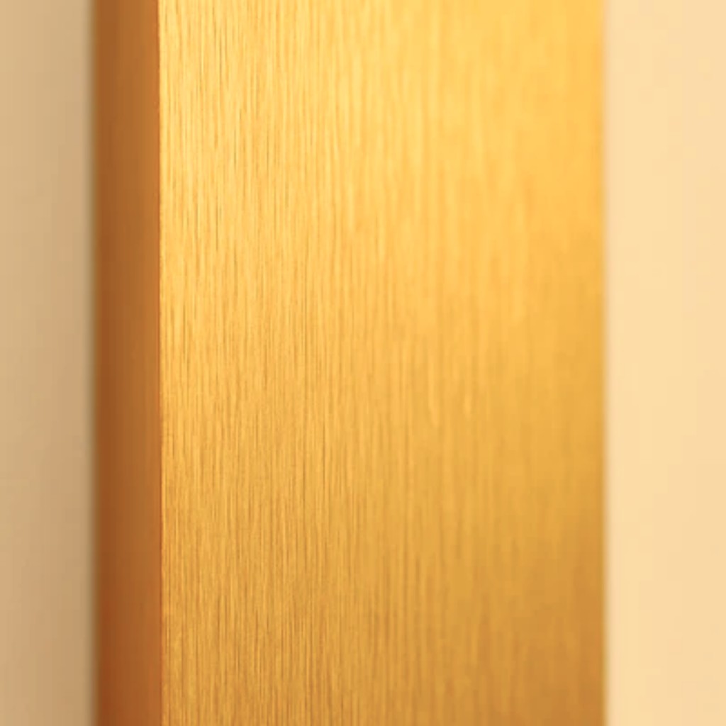 Outdoor LED Sconce in Gold Aluminum for Patio Entrance Garden Porch | Weather-Resistant Modern Fixture
