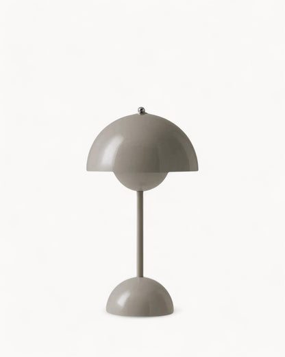 Adjustable Metal Accent Light 11 in Height Gray Nightstand Fixture for Bedroom Office Reading Nook Nordic Minimalist Style Home Illumination