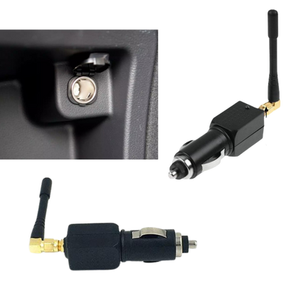 Vehicle GPS Signal Jammer Portable Privacy Device with Cigarette Lighter Adapter for Cars Trucks SUVs Anti-Tracking Protection Tool