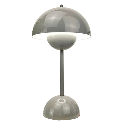 Rechargeable Cordless Table Lamp with Touch Dimmer – 3 Brightness Levels, Warm LED Light, Retro Flower Design for Bedside, Living Room &
