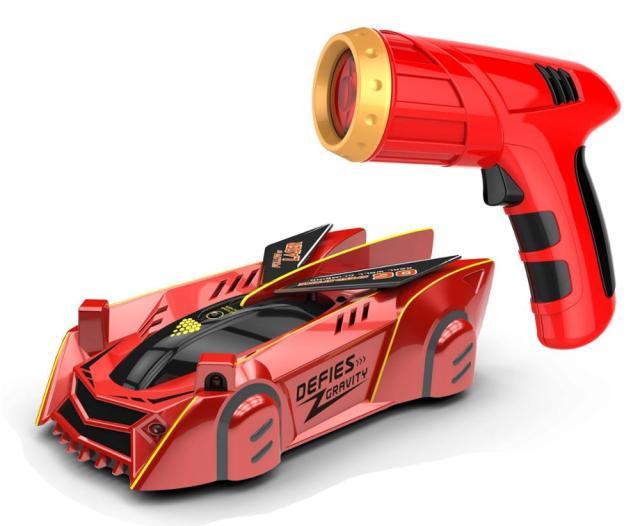 Wall-Climbing RC Car with Laser Remote – Anti-Gravity Stunt Racer for Smooth Surfaces, LED Lights, 360° Spins, Ages 3+