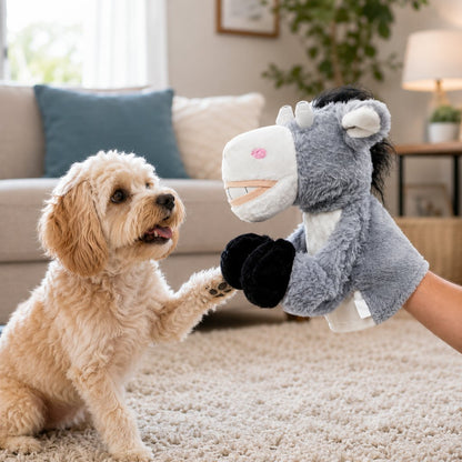 Ortekor Interactive Boxing Pet Puppet for Indoor Play – Squeeze-to-Punch Sound Toy for Bored Dogs & Cats