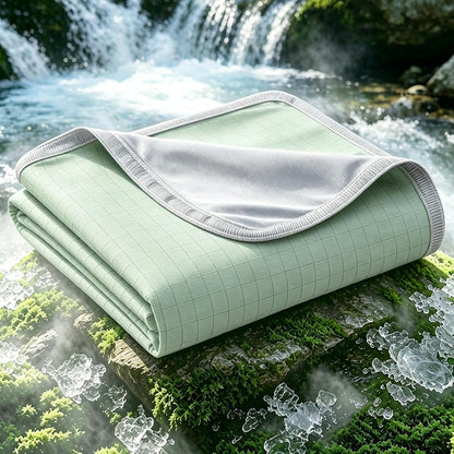 Chill Comfort | Breathable Cooling Blanket with Double-Sided Design | Lightweight Throw for Hot Sleepers and Night Sweats