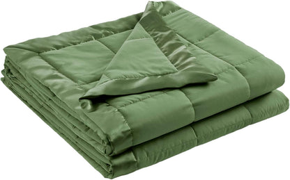 Windom Collection | Down Alternative Blanket with Moisture-Wicking Treatment | Lightweight & Soft Bed Cover for All Seasons, Satin Trim