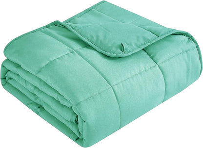 Cozy Comfort | Weighted Blanket with Cooling Microfiber | All-Season Softness for Ultimate Relaxation