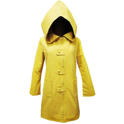Cosplay Jacket | Hooded Raincoat Costume with Zipper Closure | Versatile Outfit for Themed Events