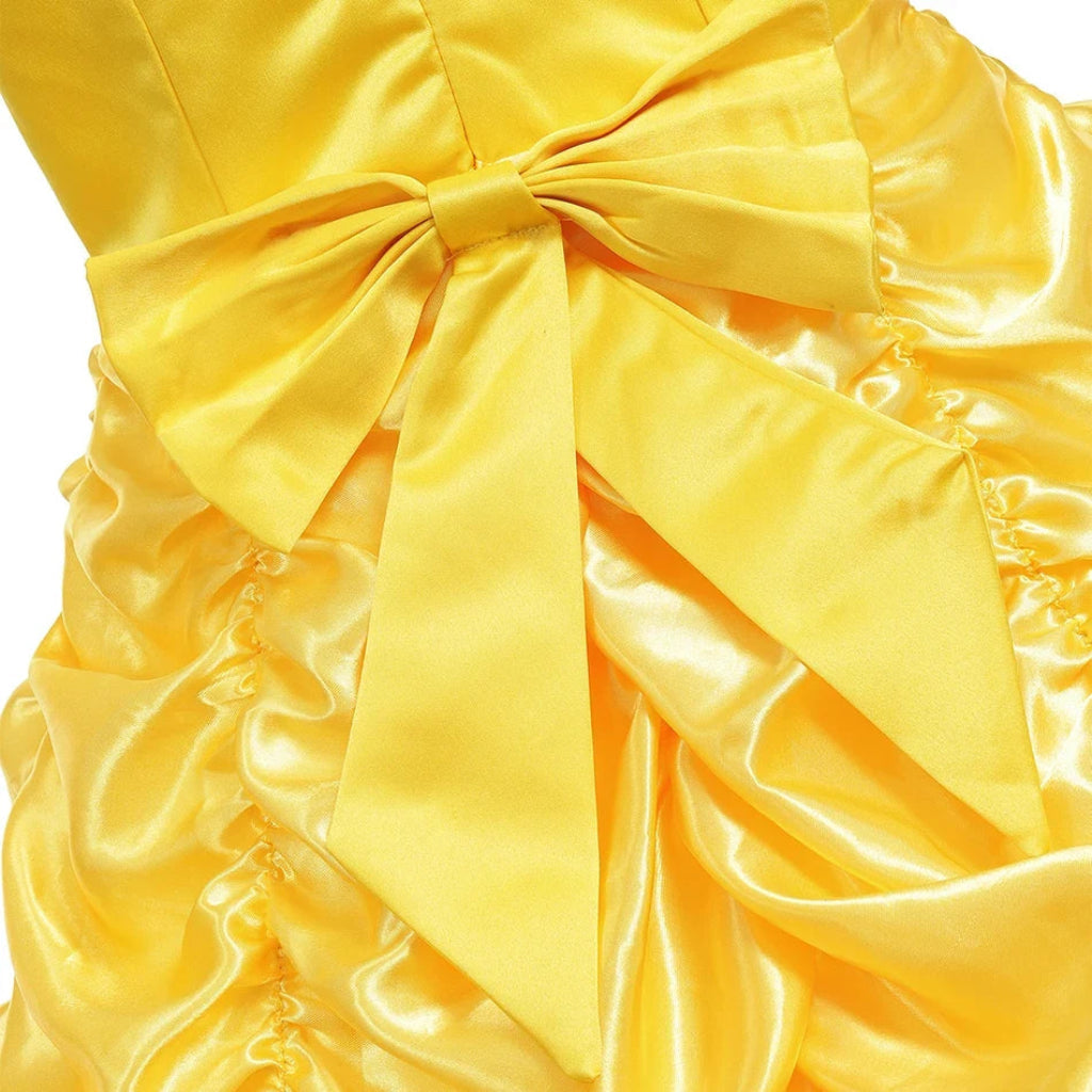 Enchanted Dreams | Girls Princess Ball Gown Dress with Elegant Design | Perfect for Dress-Up and Celebrations