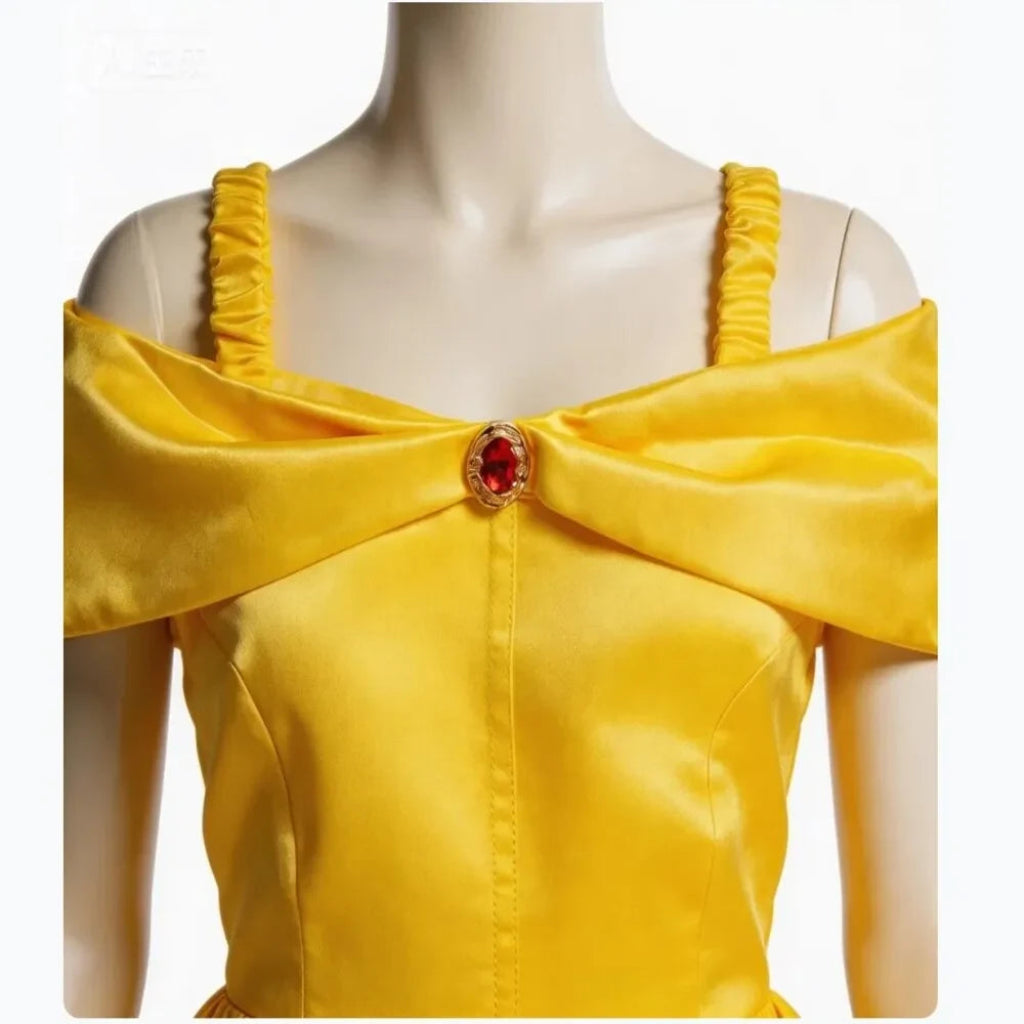Enchanted Dreams | Girls Princess Ball Gown Dress with Elegant Design | Perfect for Dress-Up and Celebrations