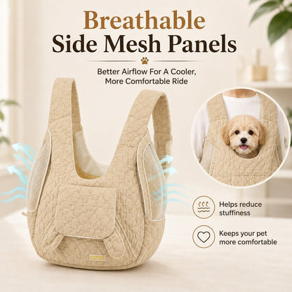 Ortekor Hands-Free Front Pet Carrier Backpack for Small Dogs & Cats - Comfortable Carrying for Walks & Travel