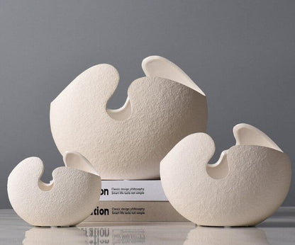 Artisan Broken Egg Vases
