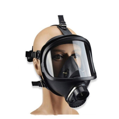Full-Face Respirator with Built-In Hydration System & Audio Port for CBRN Protection