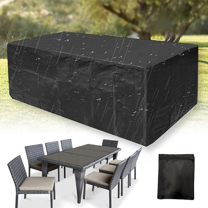 All-Weather Patio Furniture Cover with Tie-Down Straps & Storage Bag for Tables, Sofas, Sectionals, Dining Sets