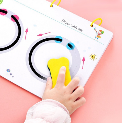 Learning Essentials | Reusable Tracing Workbook Set with Wipe-Clean Pages | Fun Exercises for Early Writing Skills