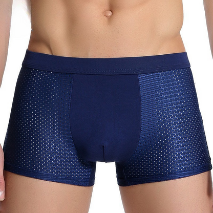 Men's Bamboo Boxer Briefs 4-Pack – Breathable, Stretch-Fit Underwear for All-Day Comfort