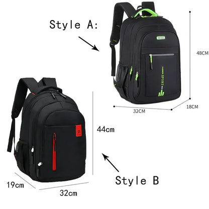 Water-Resistant Oxford Backpack for Urban Commuting and Laptop Use