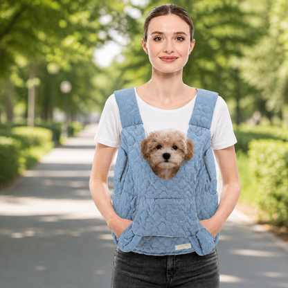 Ortekor Waterproof & Windproof Hands-Free Pet Carrier (Front Chest Backpack)