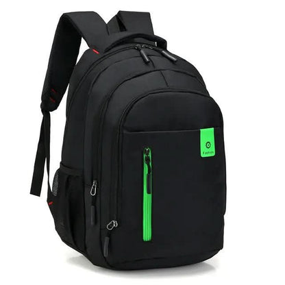 Water-Resistant Oxford Commuter Backpack – Laptop Compartment & Professional Design for Work, Travel & Everyday Use – 18×12×6 in Men's