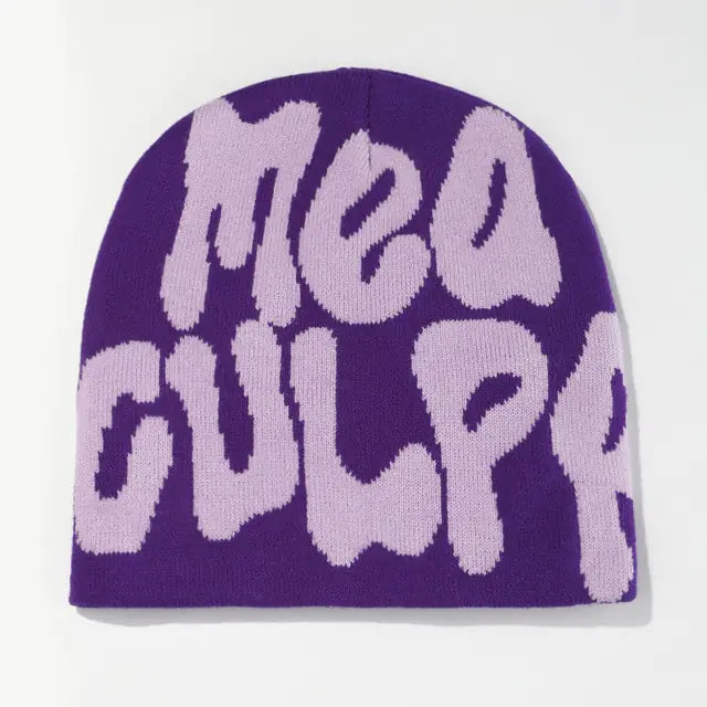 Knit Beanie Hat Warm Winter Cap Unisex Soft Stretch Skullcap Cold Weather Headwear Y2K Retro Cozy Slouchy Style Daily Casual