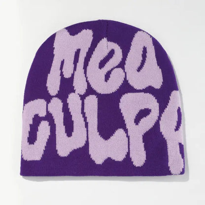 Knit Beanie Hat Warm Winter Cap Unisex Soft Stretch Skullcap Cold Weather Headwear Y2K Retro Cozy Slouchy Style Daily Casual