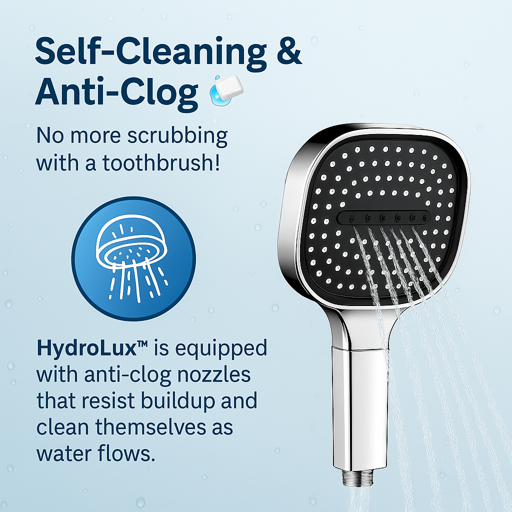 Shower Head with Built-In Water Filter & Adjustable Multi-Spray Modes for Softer Skin & Hair Care