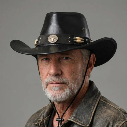Outback Explorer | Western Outback Hat with Wide Brim & Adjustable Chin Strap | Rugged Style for Outdoor Adventures