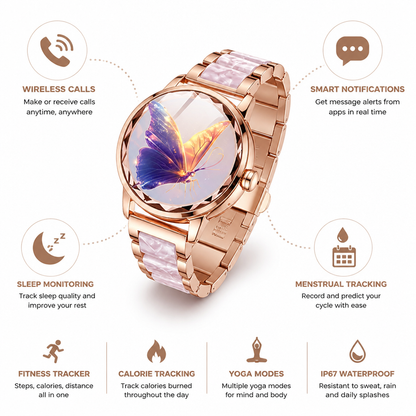 Cycle & Sleep Monitoring Smartwatch
