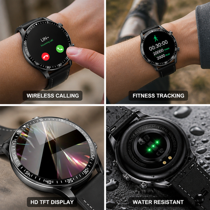 Wireless Calling & Step Counter Smartwatch (iPhone & Android)