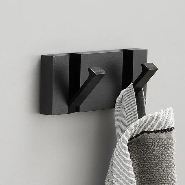 Space-Saving Folding Wall Hook | Stainless Steel Heavy Duty Coat Hook for Bathroom Towels, Bedroom Closet & Entryway | Modern Minimalist