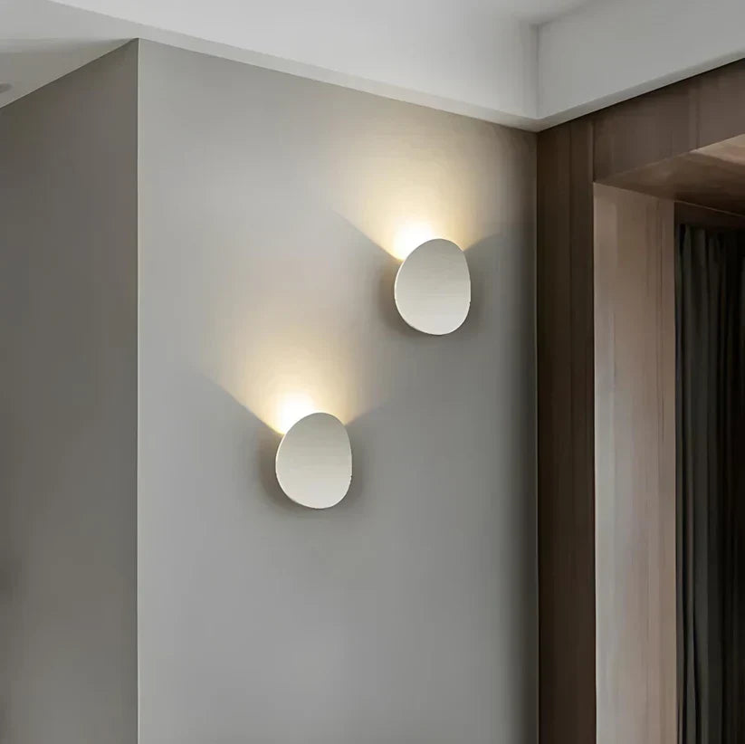 Contemporary Circular Sconce with Integrated 7W LED for Bedroom Hallway Living Room Ambient Glow Aluminum Construction Minimal Profile