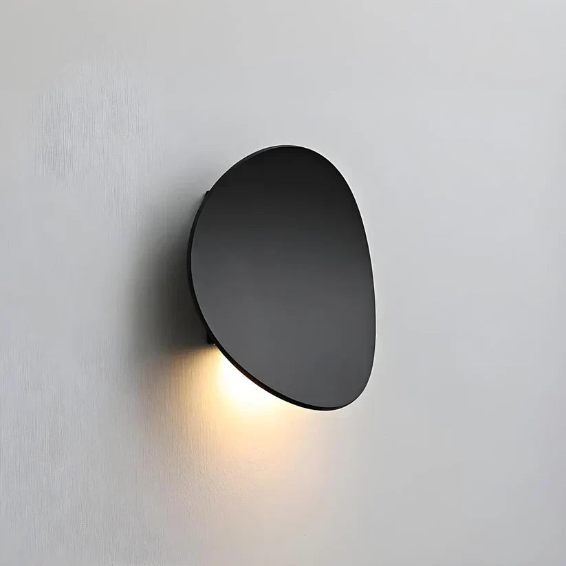 Contemporary Circular Sconce with Integrated 7W LED for Bedroom Hallway Living Room Ambient Glow Aluminum Construction Minimal Profile