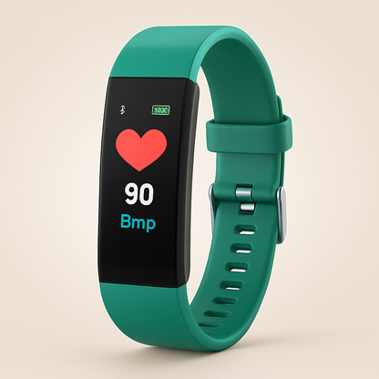 Wearable Fitness Tracker Watch for Seniors with Heart Rate Monitor, Blood Pressure Tracking, Step Counter & Sleep Analysis