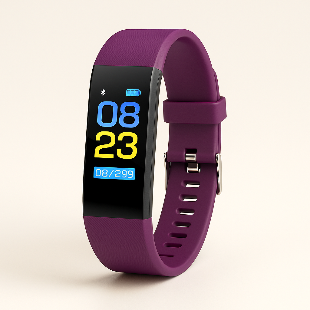 Wearable Fitness Tracker Watch for Seniors with Heart Rate Monitor, Blood Pressure Tracking, Step Counter & Sleep Analysis