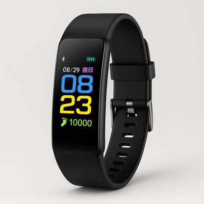 Fitness Tracker Watch for Seniors with Heart Rate Monitor Blood Pressure Steps Sleep Tracking LED Screen USB Rechargeable Water-Resistant Ac