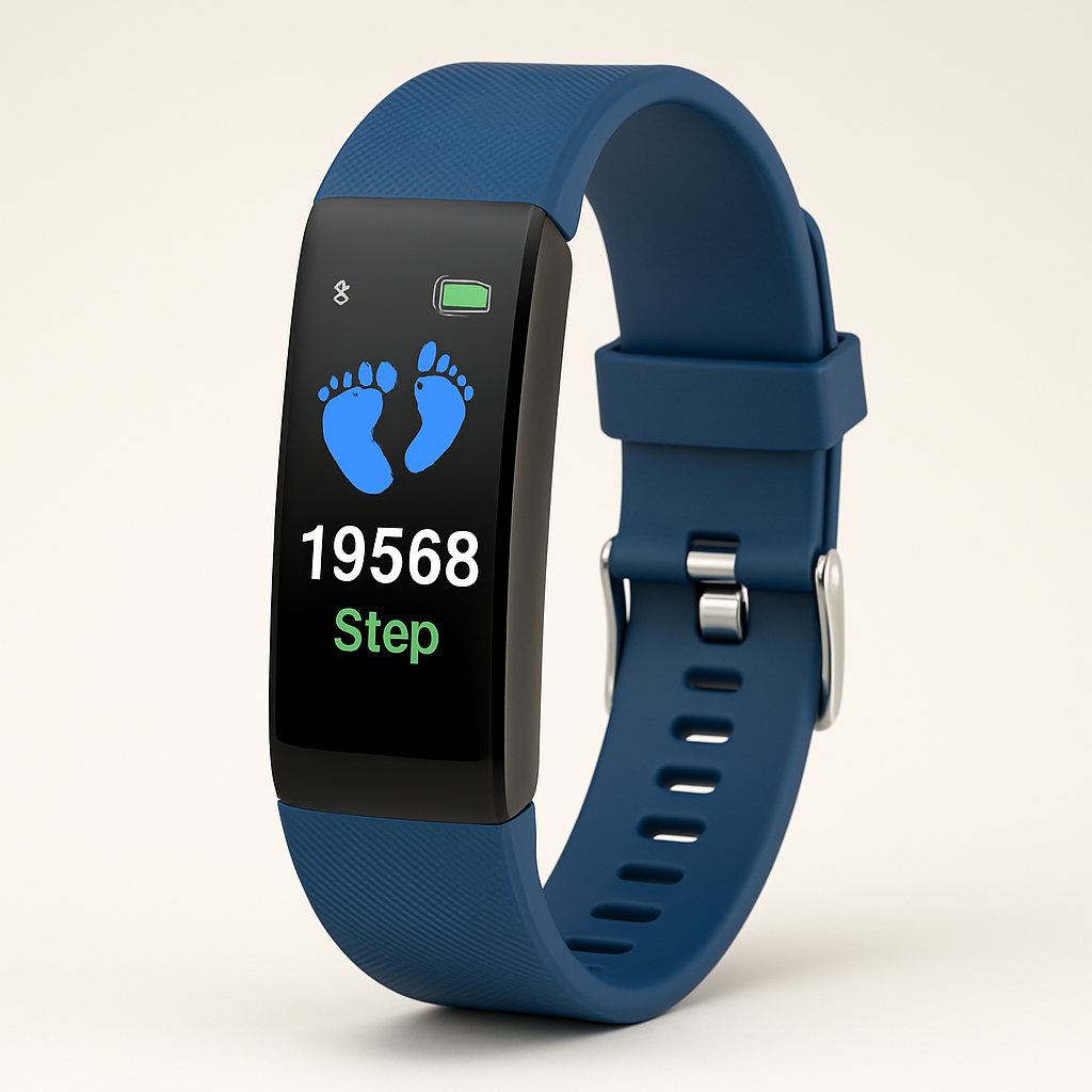 Wearable Fitness Tracker Watch for Seniors with Heart Rate Monitor, Blood Pressure Tracking, Step Counter & Sleep Analysis