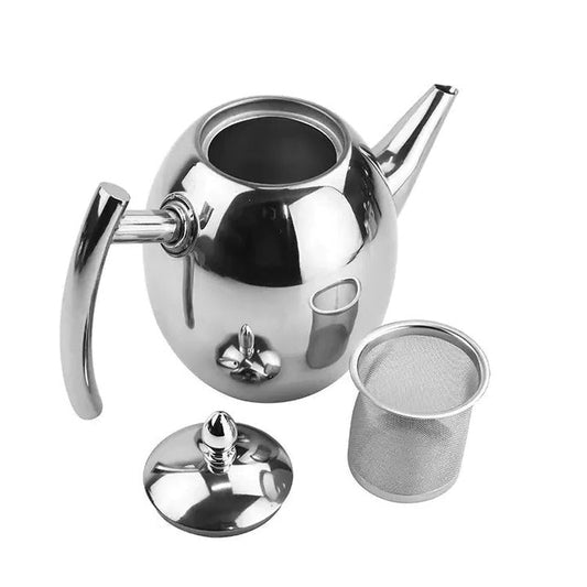 Sturdy Metal Teapot Classic Kitchen Essentials - Ortekor