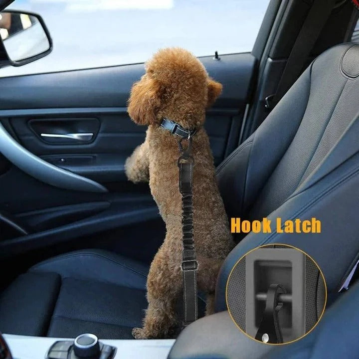 Safe Pet Car Harness with Padded Restraint and Shock Absorber