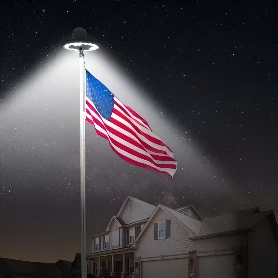 Outdoor Waterproof Flag Pole LED Light