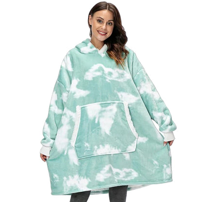 Cozy Adult Hooded Blanket Sweater