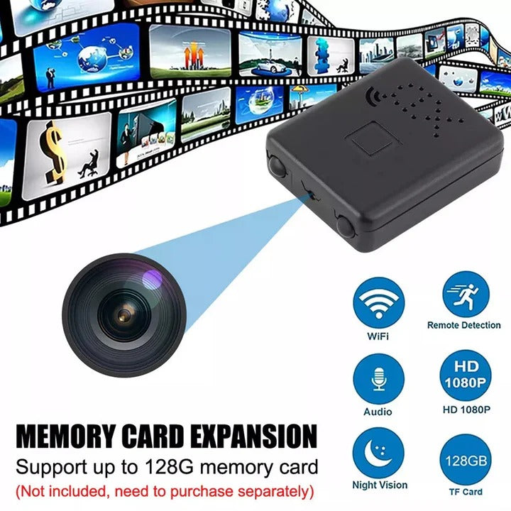 Small Wireless Security Camera with Video and Audio