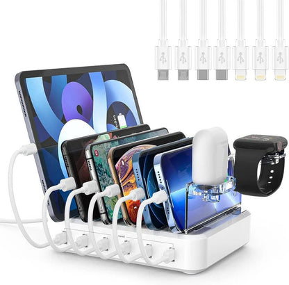 Compact Multi USB Charger Station Hub - Ortekor