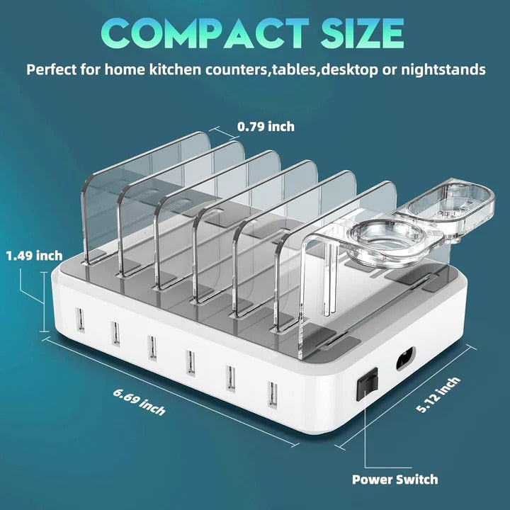 Compact Multi USB Charger Station Hub