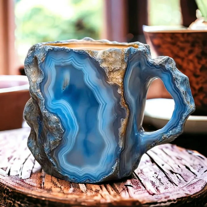 Delicate Glass Mug for Hot Coffee Tea