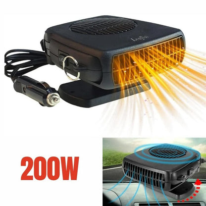 Compact 12V Car Heater for Winter Warmth