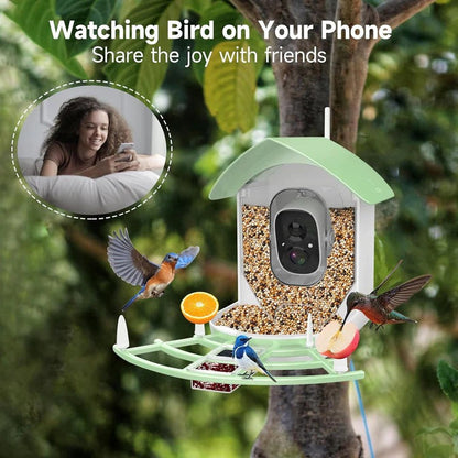 Smart Bird Feeder with WiFi Camera