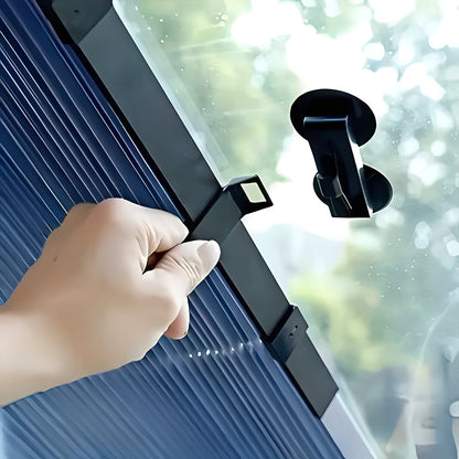 Car Window Shade Curtain Blocks Sun Rays