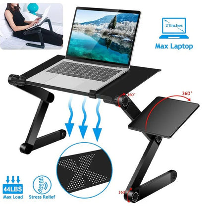 Compact Adjustable Laptop Table Stand